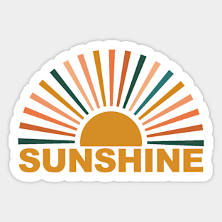 Boho minimalist sunshine Sticker